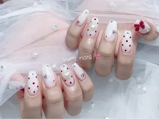 ネイル 𝐲𝐮𝐦𝐢🎀 長さ出しデザイン専門のネイルデザイン