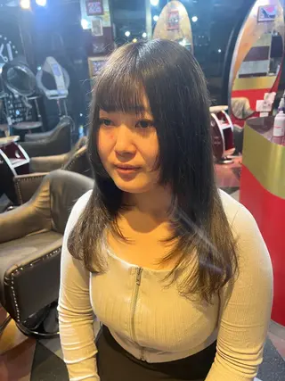 セミロング 横浜ショートカット/ レイヤー/ 平林侑馬のヘアスタイル