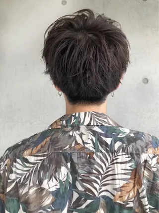 ショート カラー パーマ メンズ 【メンズサロン】 BLUCK 横浜のヘアスタイル