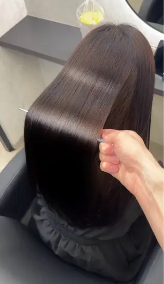 ロング ヘアアレンジ 新宿 /髪質改善/ 縮毛矯正/ヒュウガのヘアスタイル