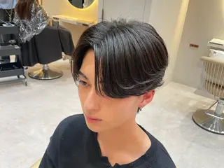 ショート カラー パーマ メンズ 亀井隆汰/メンズ専門 パーマ特化美容師のヘアスタイル