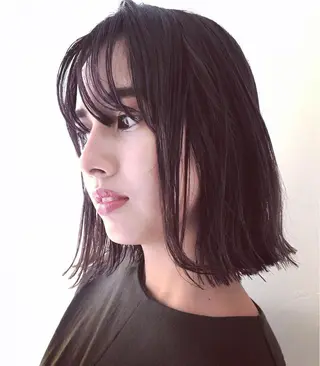 カラー pole/apartment所属・💓パーマ，💗 レイヤーカットのヘアスタイル