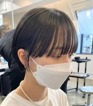 ショート カラー IVORY.所属・🟩白髪ぼかし/ボブ /ショートヘア/大司のヘアスタイル