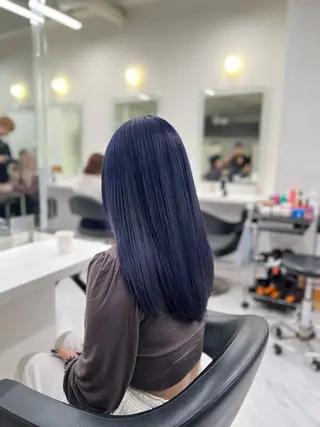 ロング カラー ヘアアレンジ 透明感×韓流ハイ トーン🫧RYUTAのヘアスタイル