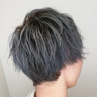 メンズ カラー パーマ ヘアアレンジ ブリーチ/ヘアケア/ 艶髪/イギチハルのヘアスタイル