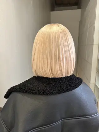 ミディアム 🎀ハイトーンカラー / RINA🎀のヘアスタイル