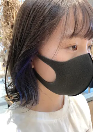 カラー ヘアーサロングラッド所属・三村 桜生のヘアスタイル