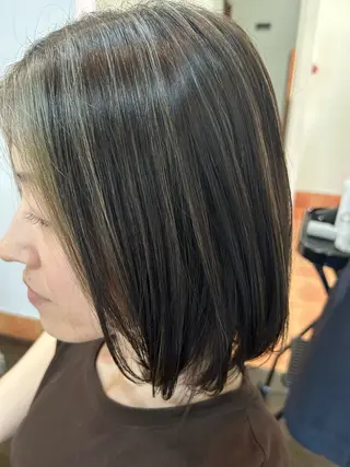 カラー 坂本 瑞季 🤍 髪質改善のヘアスタイル