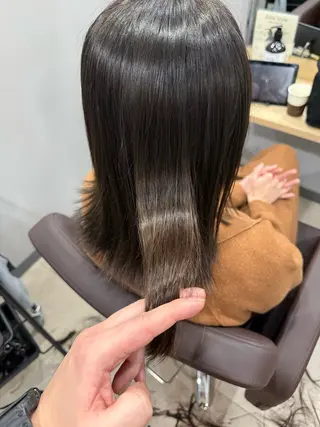 ロング カラー 似合わせカット得意 仁井亮のヘアスタイル