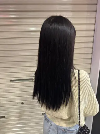 ロング カラー 早﨑 映天のヘアスタイル