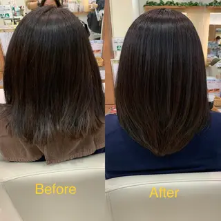 ミディアム カラー パーマ 頭浸浴×似合わせ HolyGrailのヘアスタイル