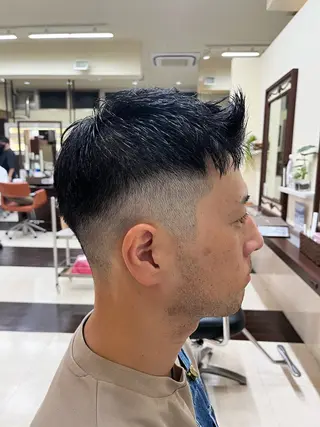 ショート メンズ AROH  men's cut&men's perm 船橋店所属・🧊メンズ特化🧊 高木航希のヘアスタイル