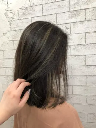 ミディアム カラー ️❤️透明感カラー Yūka❤️のヘアスタイル