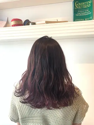 セミロング 大宮/山口 竣也のヘアスタイル