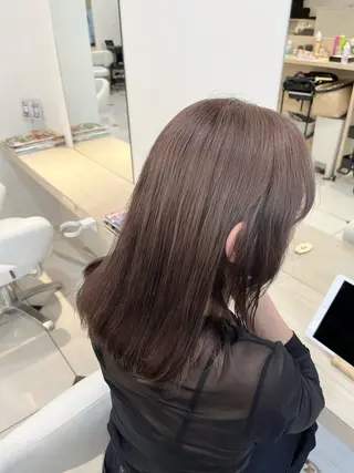 セミロング カラー カラー特化美容師 なかもと たつひろのヘアスタイル