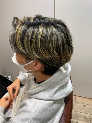 パーマ メンズ n/m by JILBLAN所属・n/m by JIL BLAN KAIのヘアスタイル