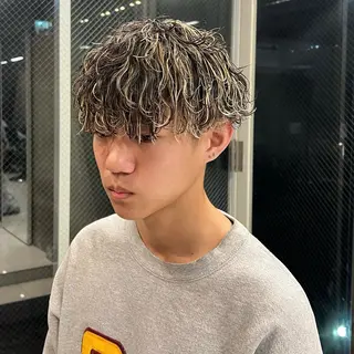 メンズ メンズ特化/パーマ/ メッシュ/竜成のヘアスタイル
