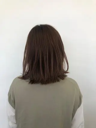 ミディアム カラー 🤍オオカワ レイナ🤍のヘアスタイル