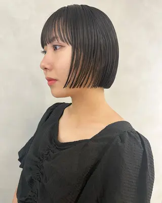 ショート カラー 🌼タッセルボブ/シ ョートmoeka🌼のヘアスタイル