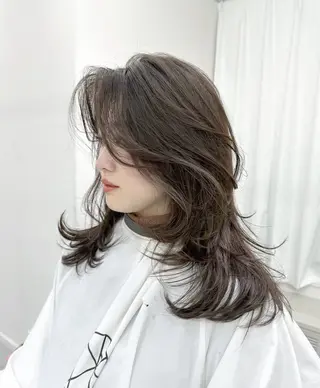 ミディアム AHNKISM所属・トレンド🌷 ボブ　パーマ🩰のヘアスタイル