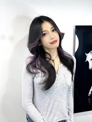 ロング カラー 透明感カラー❄️要 半個室×マンツーマンのヘアスタイル