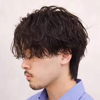 メンズ 渋谷メンズパーマ🌀 大人ヘア/くりのヘアスタイル