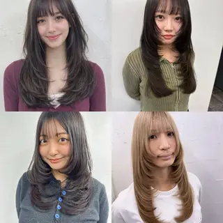 ロング カラー レイヤー/エクステ alpha下妻のヘアスタイル