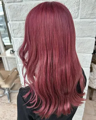 ロング カラー 櫟本 来夢のヘアスタイル