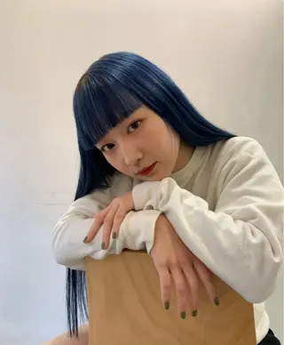 ロング Tsukasa/ ハイトーン/寒色のヘアスタイル