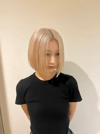 ミディアム カラー 韓国メンズヘア☆ 韓国ボブYUTOのヘアスタイル