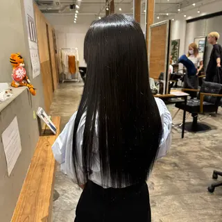 ロング カラー 蓮田 好良のヘアスタイル