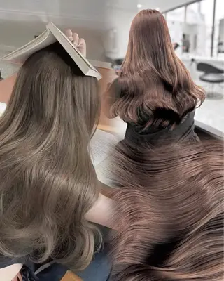 ショート 韓国風ベージュ🤎 赤みなし🌿横浜🤎のヘアスタイル