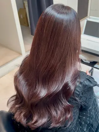 ロング 縮毛矯正✨️レイヤー クボタリョウのヘアスタイル