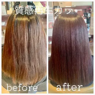 ロング 大島 裕也のヘアスタイル