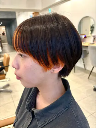 ショート カラー 工藤 沙羅のヘアスタイル