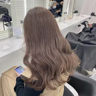 セミロング カラー 🌿透明感赤み消し Keishin🌿のヘアスタイル