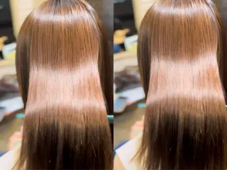 セミロング シュモレ ポルターレ所属・髪質改善/東雲 美髪縮毛矯正/小坂翔のヘアスタイル