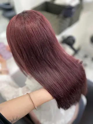 ロング カラー ハイトーン🤍ブロン ド🤍MISAKIのヘアスタイル