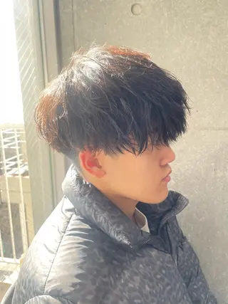 パーマ メンズ メンズモテパーマ💙 fuwaのヘアスタイル