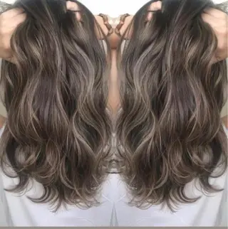 ミディアム カラー パーマ ヘアアレンジ メンズ キッズ ネイル マツエク・マツパ アイブロウ 髪質改善🇰🇷 レイヤーカット/梅田のヘアスタイル