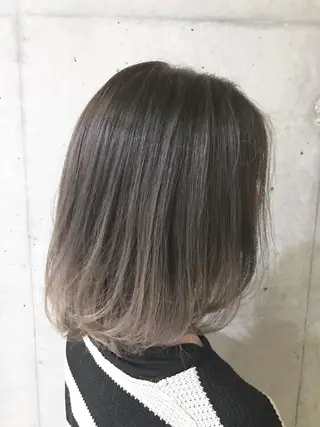 セミロング カラー 北千住でカラーNo1 高橋優輔のヘアスタイル