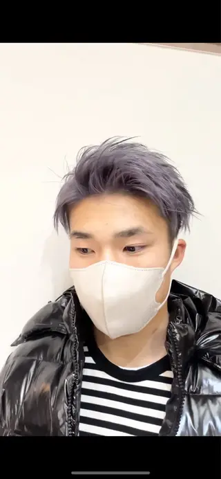 カラー メンズ Koya ショート/ボブのヘアスタイル