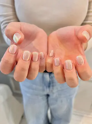 ネイル 🎀チーク/ちゅるん 🫧chisa🎀のネイルデザイン