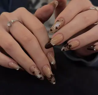 ネイル By moonネイル 🌷ワンホン/韓国風のネイルデザイン