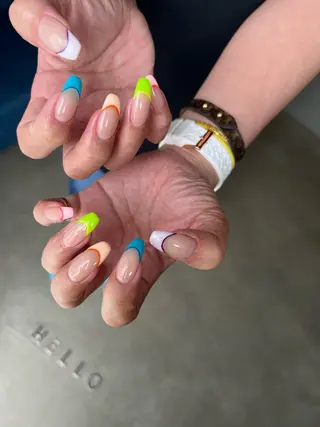 ネイル s/w ＿shokoのネイルデザイン