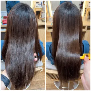 ロング 髪質改善/縮毛矯正✨ 白石ゆいのヘアスタイル