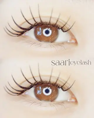 マツエク・マツパ saari eye lash staffのマツエク・マツパデザイン