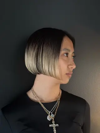 ショート LANVERY所属・海外風レイヤーカット Haruのヘアスタイル