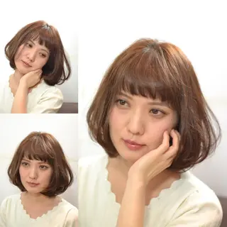 ミディアム 大木 拓瑞のヘアスタイル