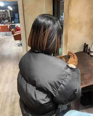 ミディアム カラー lot所属・大阪/心斎橋 lot mikuのヘアスタイル